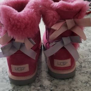 UGG Pink Bailey Bows